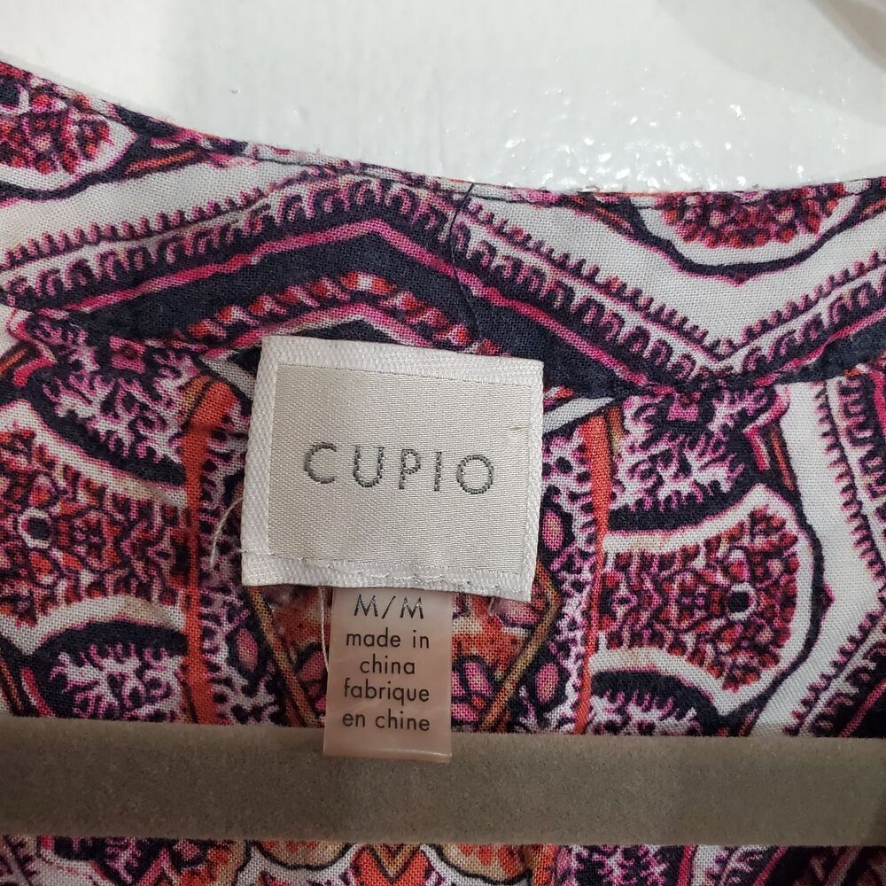 CUPIO Womens Dress‎ Sleeveless Colorful Hi-Low V-neck Lightweight SzM SKU#A-126 - Picture 9 of 16